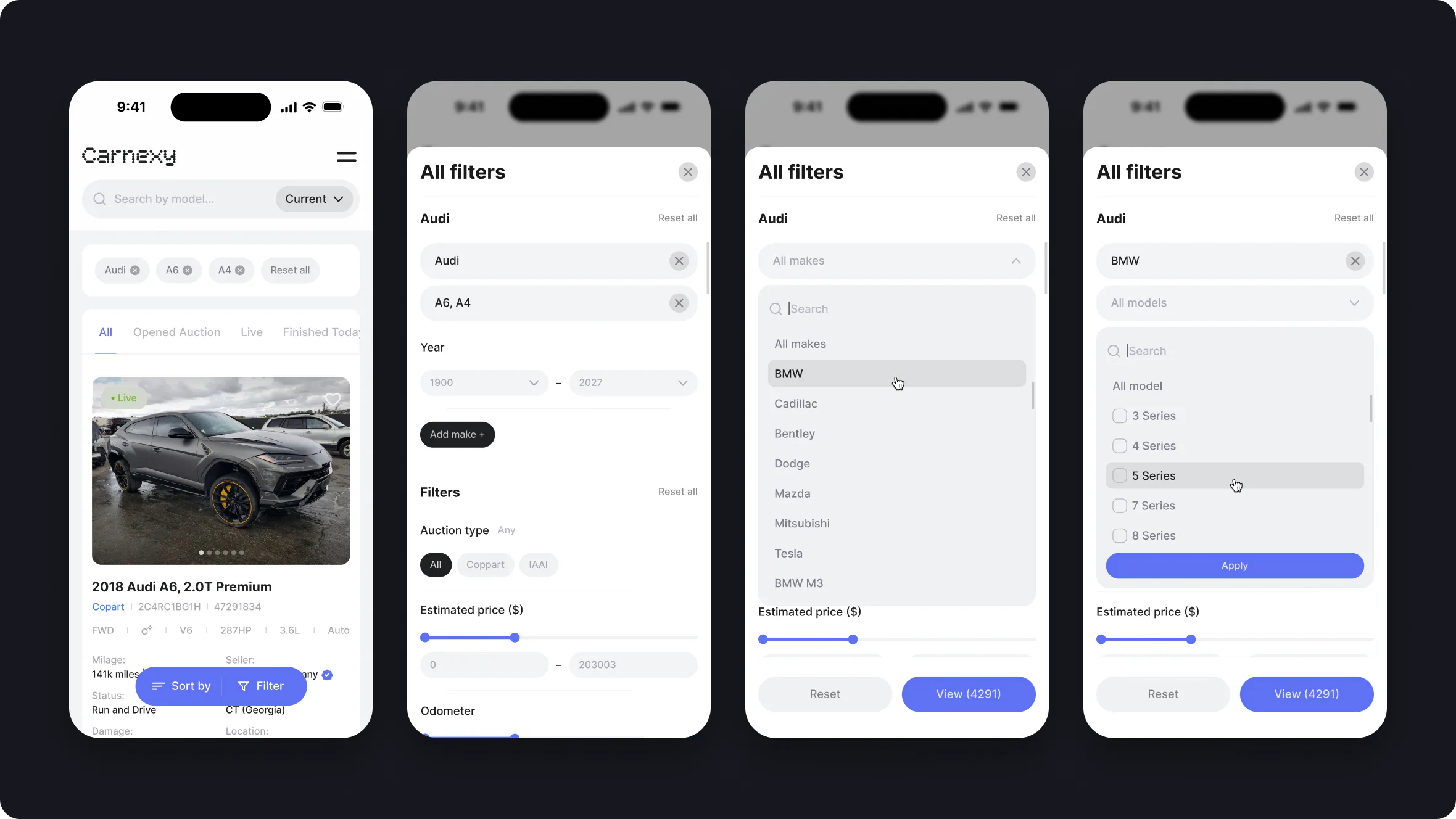 Carnexy: Mobile