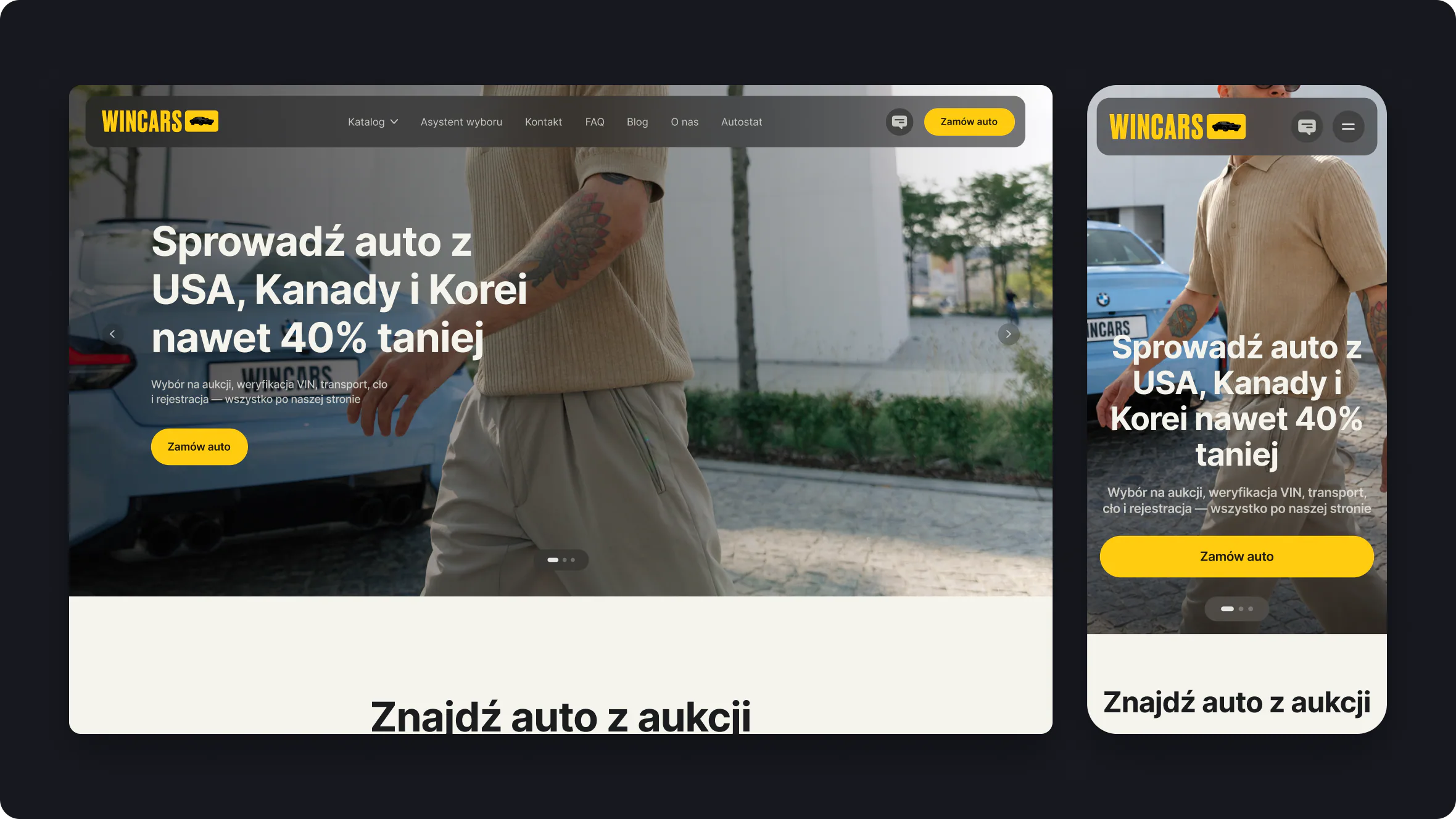 Wincars: Main page